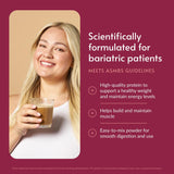 Bariatric Advantage High Protein Meal Replacement Drink Mix, Protein Powder Whey Isolate for Gastric Bypass and Sleeve Gastrectomy Patients, 27g