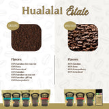 Hualalai Estate 100% Pure Kona Ground Coffee - Medium Dark Roasted Hawaiian Grown Beans - Pesticide-Free Gourmet Grade Premium Coffee (7 oz)
