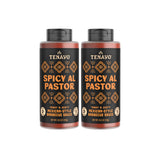 Tenayo Spicy Al Pastor BBQ Sauce, 2-Pack (14.5 oz Bottles) - Mexican Style Barbecue Sauce with Pineapple, Achiote & Chile Peppers - 4g of Sugar