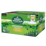 Green Mountain Breakfast Blend Coffee Keurig K-Cup Pods, Light Roast, 70/Box (5000373741)