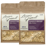 Laura's Gourmet Granola - Coconut Crunch - Gluten, Soy & Dairy Free - Organic Agave, Crunchy Coconut Chip, Organic Oil, Vegan, Chef's Trifecta
