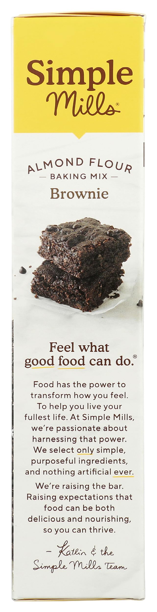Simple Mills Almond Flour Baking Mix, Chocolate Brownie Mix - Gluten Free, Plant Based, 12.9 Ounce (Pack of 1)