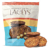 Laceys Gourmet Cookies | Light and Crispy Delicious Cookies | Handcrafted by Desserts On Us (8 Ounce, Macadamia & Milk Chocolate)
