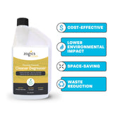 Zogics Peroxide Powered Cleaner Degreaser, 32 oz Bottle Makes up to 8 Gallons - Meets ECOLOGO Standards