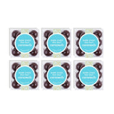 Sugarfina Dark Chocolate Sea Salt Caramels Small Candy Cube, Chocolate Bites, 2.6 oz, 6 Count
