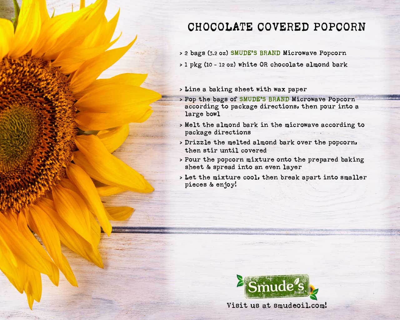 Smude's Brand All Natural Microwave Popcorn - Low Sodium | 3 Simple Ingredients - Popcorn, Smude’s Sunflower Oil, & Salt | Healthy Snack, Heart