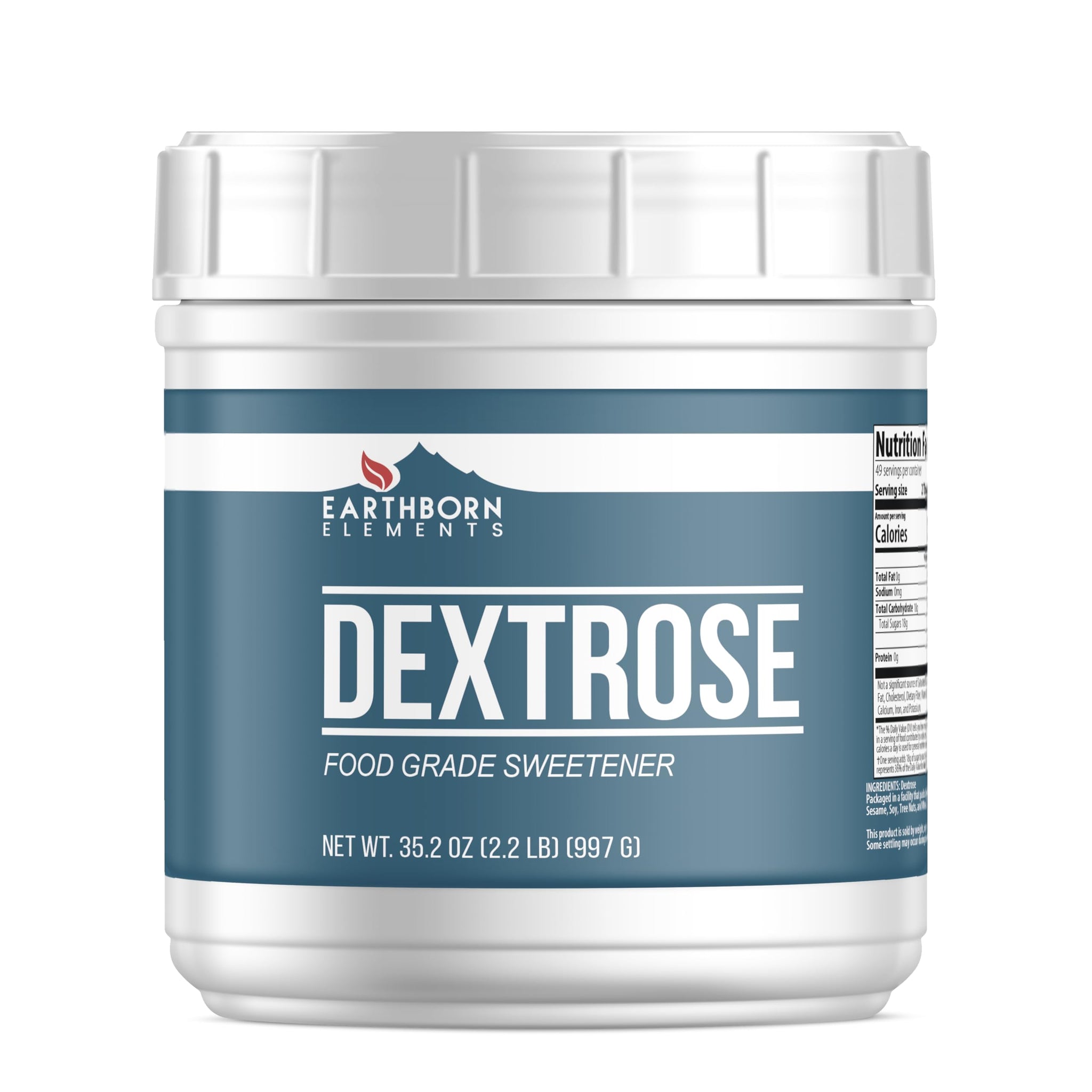 Earthborn Elements Dextrose Sugar Substitute, Always Pure (2.2 Pound)