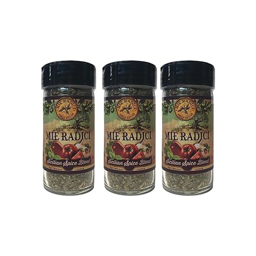 Mie Radici Sicilian Spice - Fresh Dried Herbs, Traditional Flavors - Dipping with EVOO, Grill, Saute, Roast or Simmer | Jar with Shaker top - Pack