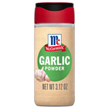 McCormick Garlic Powder, Non GMO, Made from Fresh, Whole Garlic Cloves, For Bringing Consistent Flavor to Meals & Recipes, 3.12 oz
