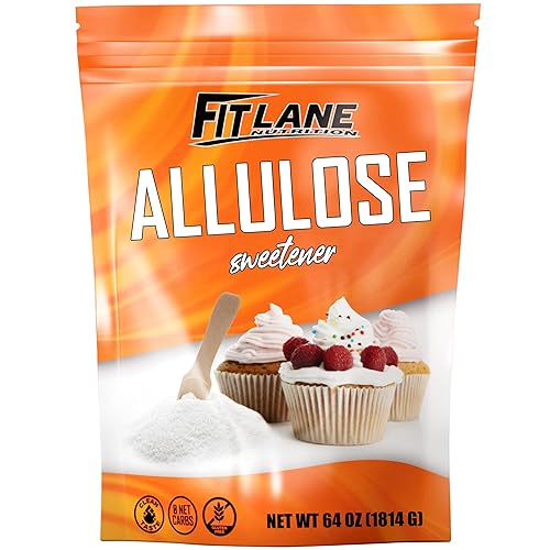 Allulose Sweetener 4 lbs - Pure Low Calorie Zero Net Carb Natural Keto Sugar Substitute With No Aftertaste - Perfect for Baking and Sweetening Your
