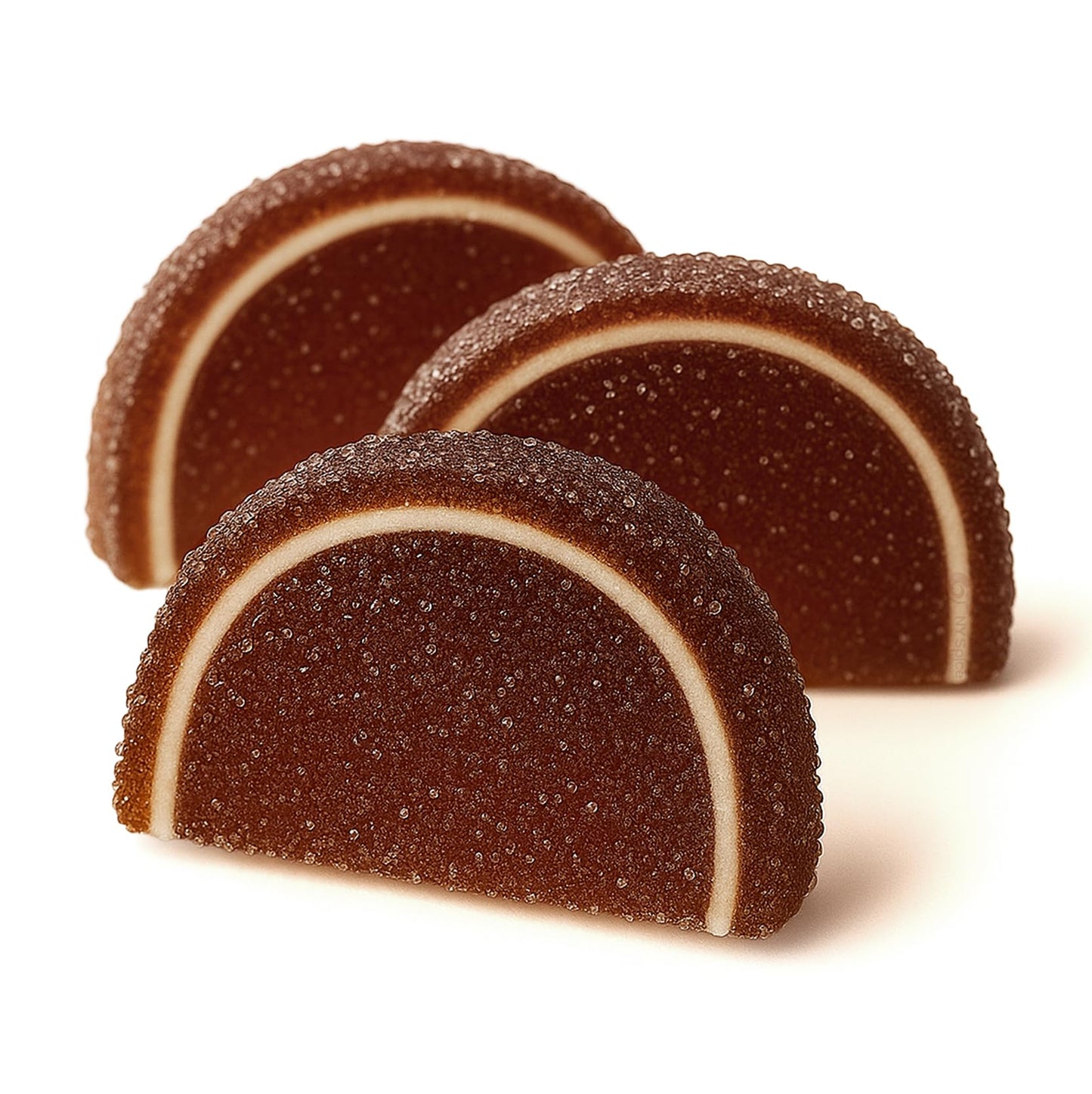 NY Spice Shop Root Beer Fruit Slices Candy - 8 Ounce Sweet Flavor Chewy Jelly Fruit Slices - Old Fashioned Sliced Root Beer Fruits Gummies - Gummy