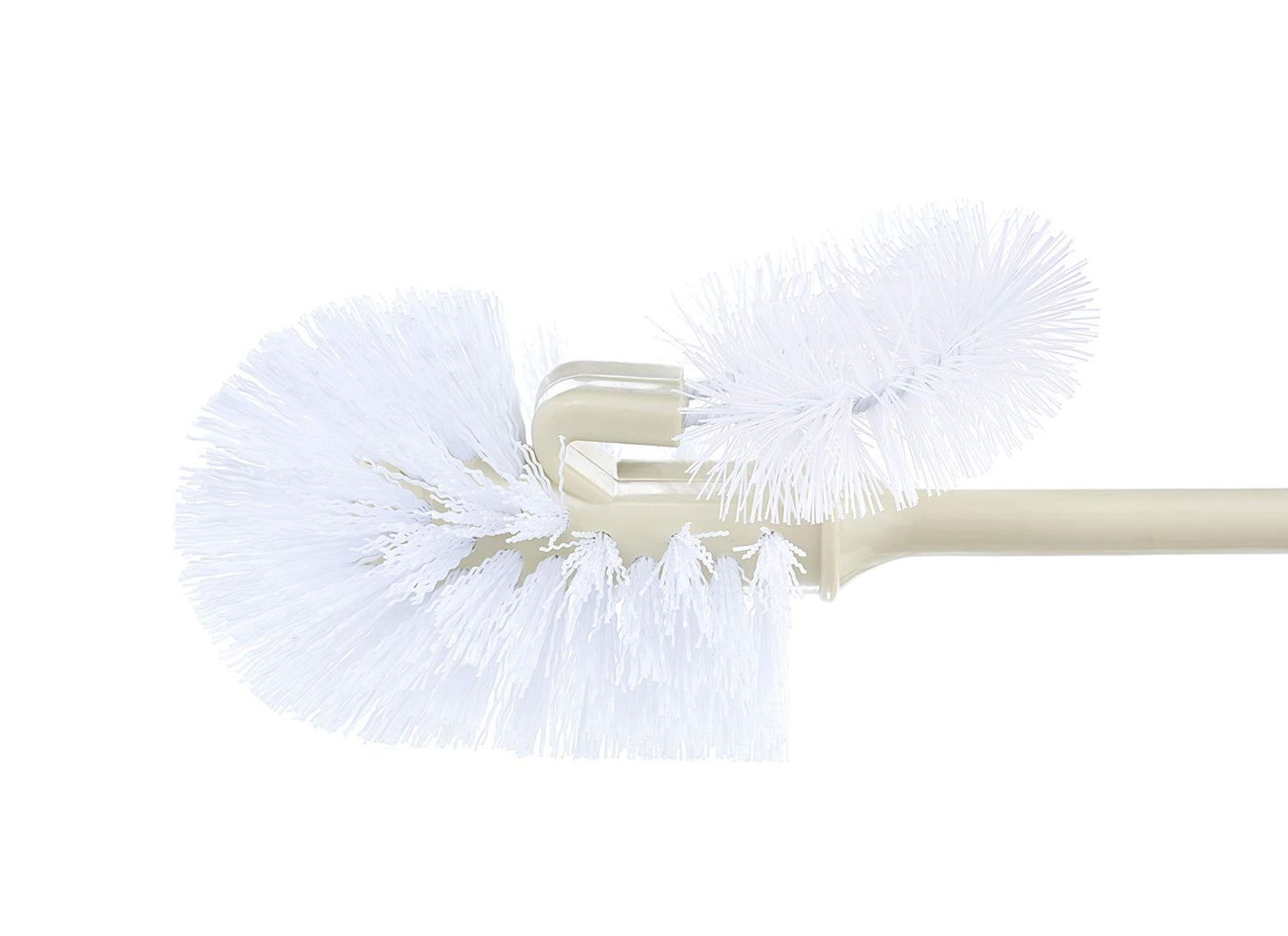 Superio Toilet Brush, Toilet Bowl Cleaning System with Scrubbing Wand, Under Rim Lip Brush for Bathroom