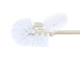 Superio Toilet Brush, Toilet Bowl Cleaning System with Scrubbing Wand, Under Rim Lip Brush for Bathroom