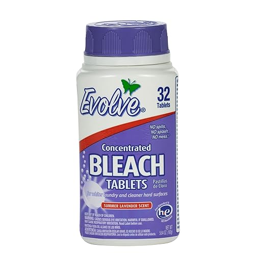 Evolve Concentrated Bleach Tablet 32 ct Summer Lavender (1 pack)