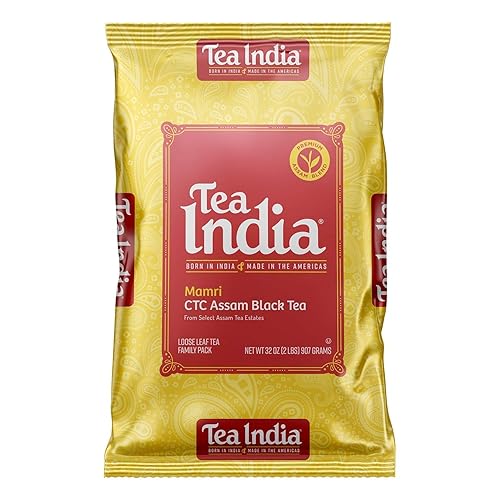 Tea India Assam Black Tea, CTC Loose Leaf, 2 lb