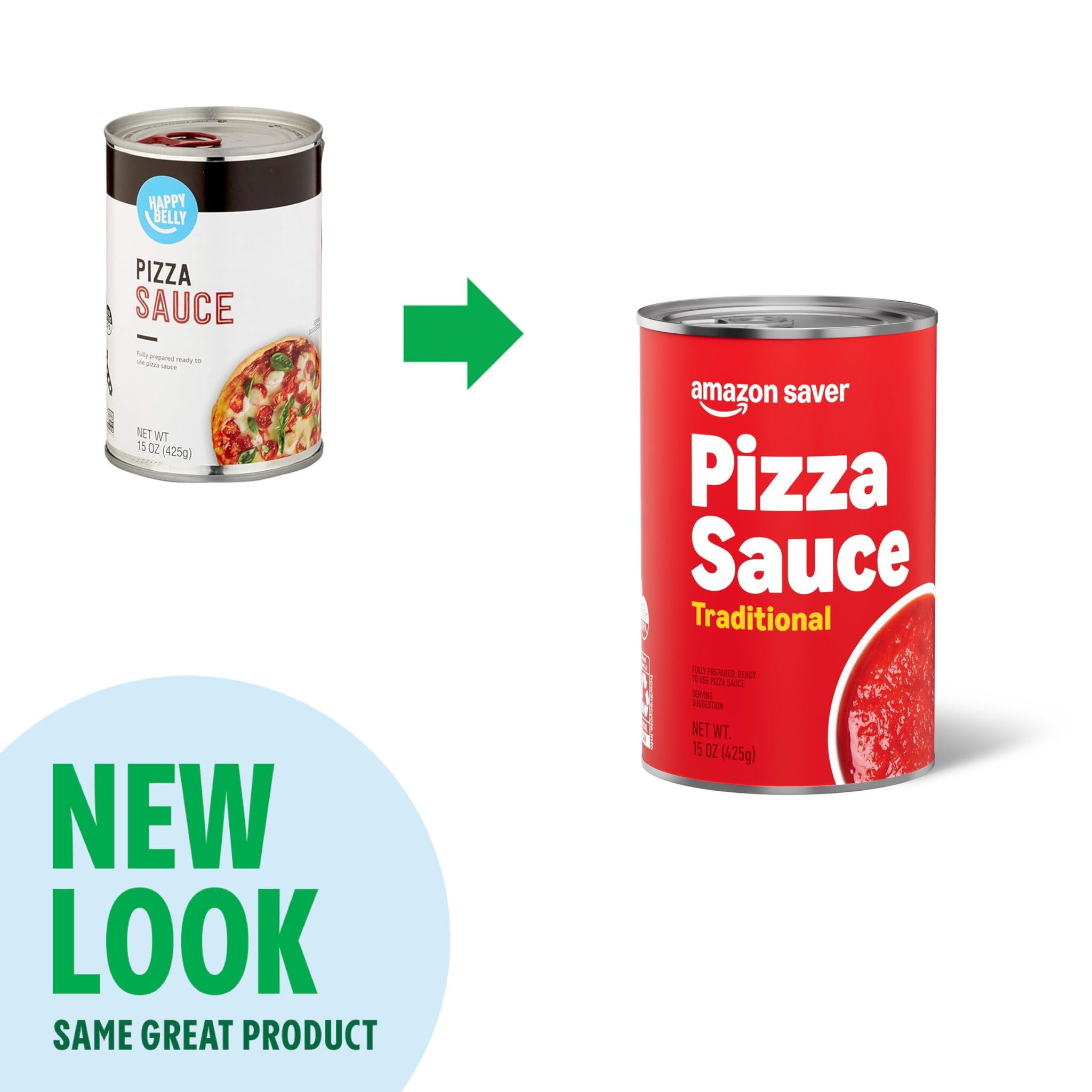 Amazon Saver, Traditional Pizza Sauce, 15 Oz