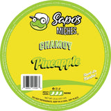 Sapo's Miches Chamoy Rim Dip - Tamarind Candy Sauce for Drinks, Micheladas & Cocktails, 8 oz (Pineapple)