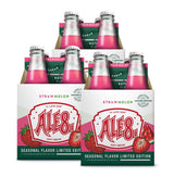 Ale 8 One Strawmelon, Glass Bottles, 12 ounces, Pack of 4, 100% Kentucky Soft Drink