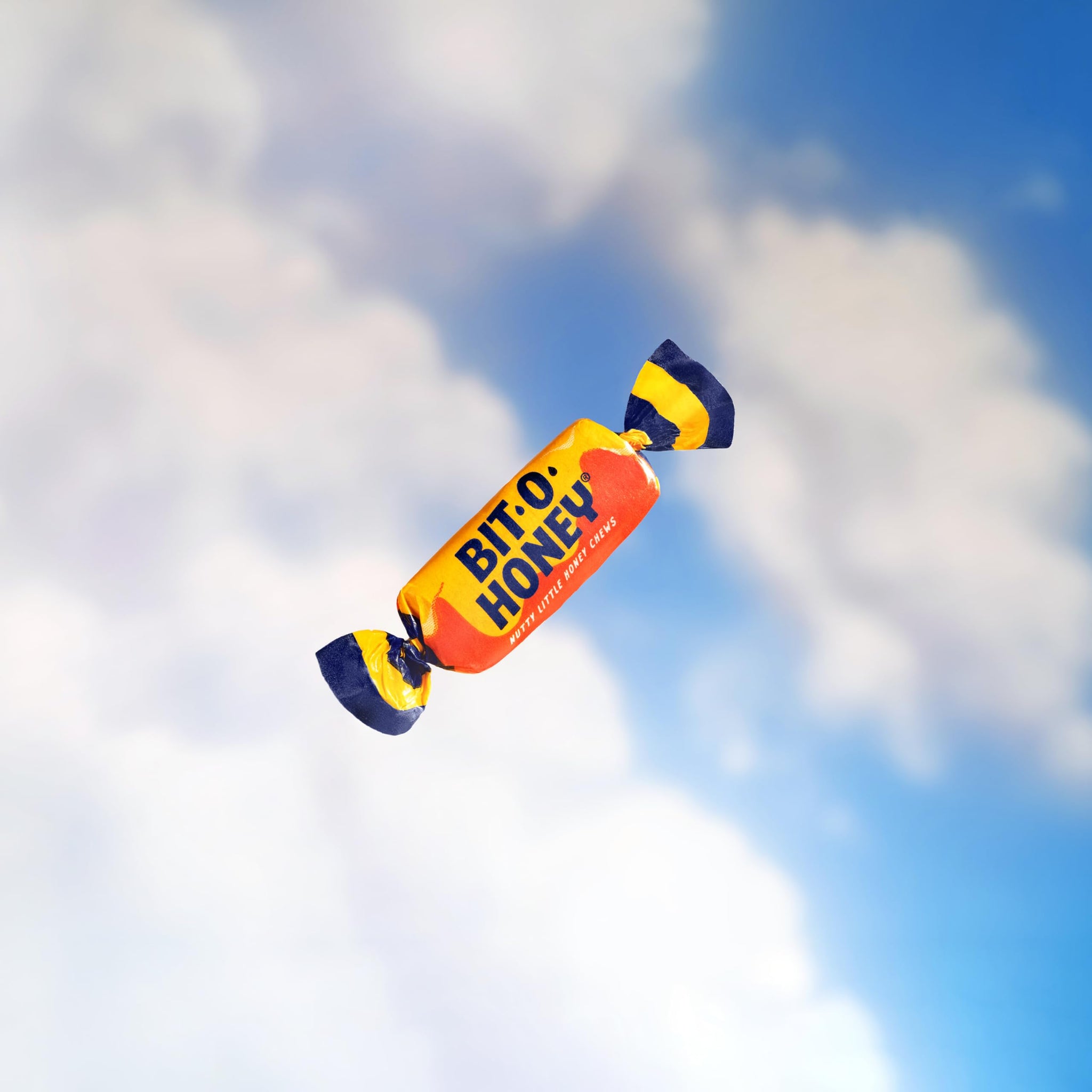 Bit O Honey Candy - Individually Wrapped Honey Taffy with Roasted Almond Bits, Gluten-Free, Classic Bite-Sized Treats, Sweet and Chewy Taffy Candy