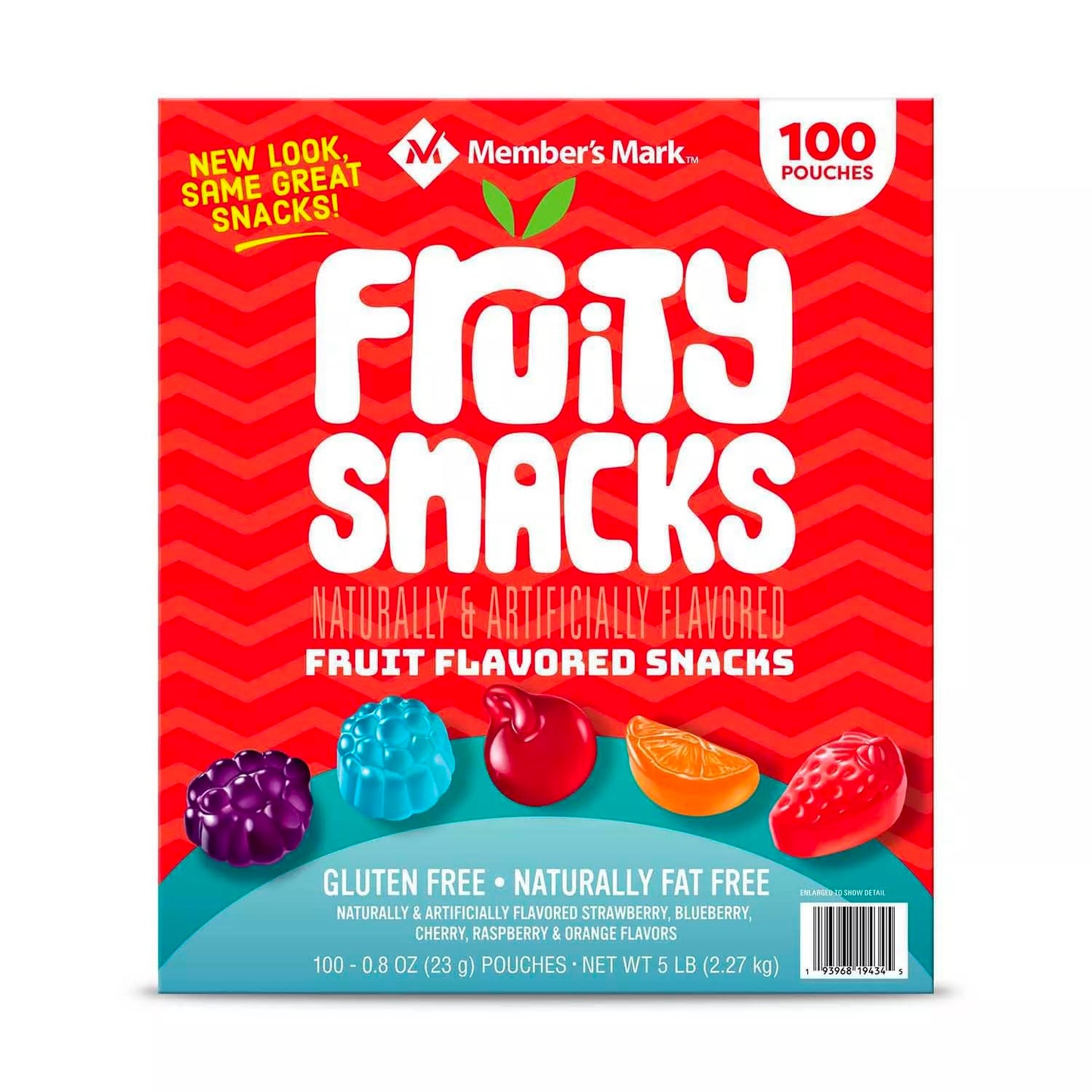 Member's Mark Fruity Snacks, 0.80 Ounce (100 Count)