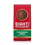 Eight O'Clock Coffee The Original Decaf Ground Coffee, Medium Roast, 12 Ounce (Pack of 1) - Sweet, Fruity, Well Balanced
