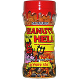 Peanuts from Hell - Ultimate Spicy Gourmet Gift Peanuts 7.25 oz Jar - Try if you dare! (Habanero from HELL)
