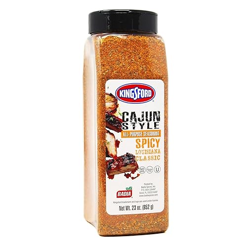 Kingsford Cajun Style All-Purpose Seasoning Spicy Louisiana Classic, 23 oz - Perfect for Grilling, BBQ, Seafood, Chicken & Vegetables