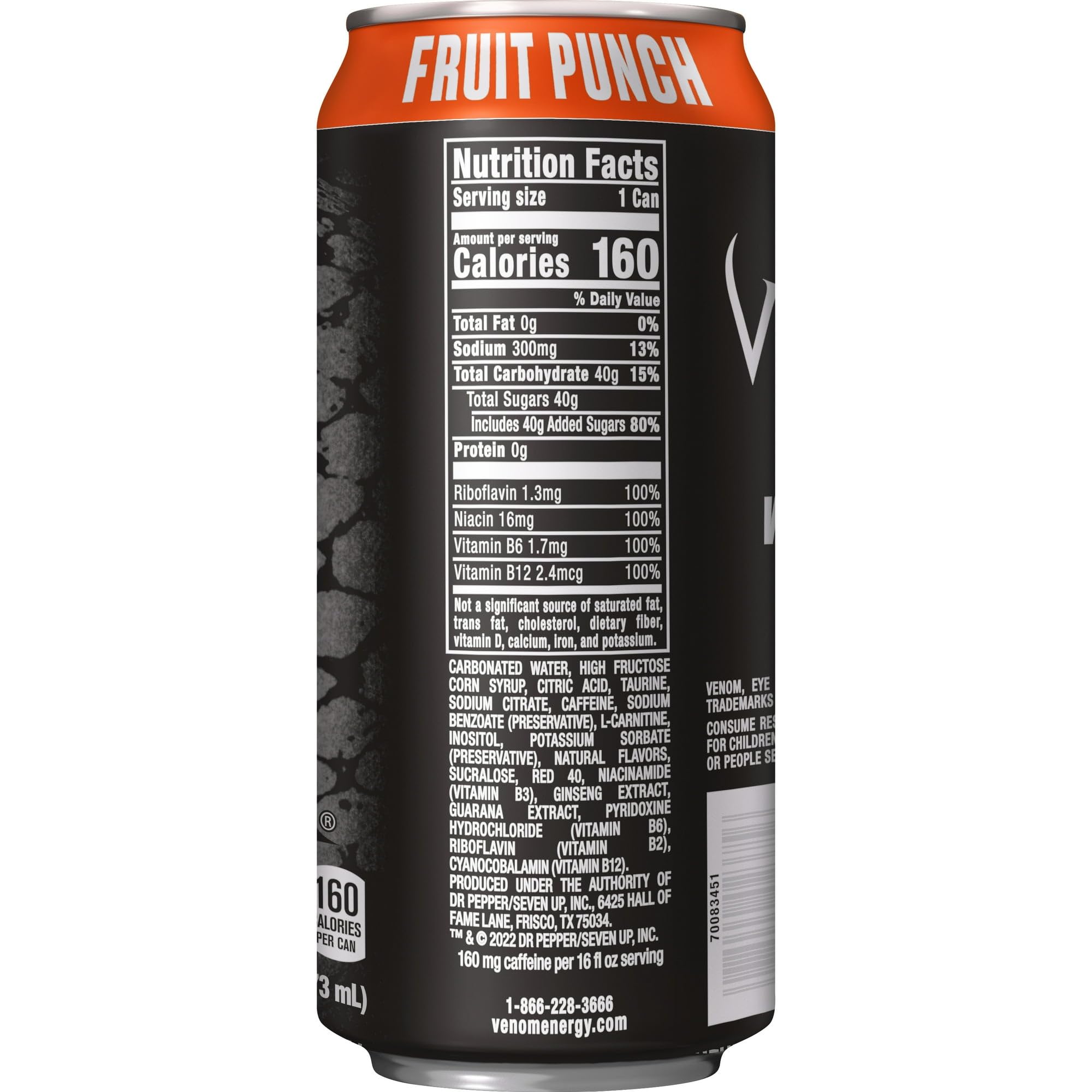 Venom Energy - Fruit Punch - 24PK
