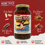 None Such Mincemeat Brandy & Rum - Pie Filling with Apples and Raisins, 27 Ounce (Pack of 1)