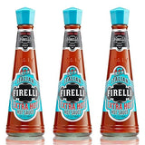 FIRELLI Extra Hot Italian Hot Sauce | 5oz Bottle (Pack of 3) | Perfect Added Kick for Wings or Pizza | Hottest Italian Hot Sauce, Gluten Free, Keto
