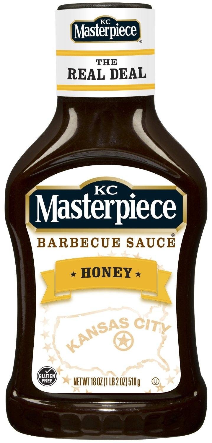 KC Masterpiece Sweet Honey & Molasses Barbecue Sauce (Pack of 3) 18 oz Bottles