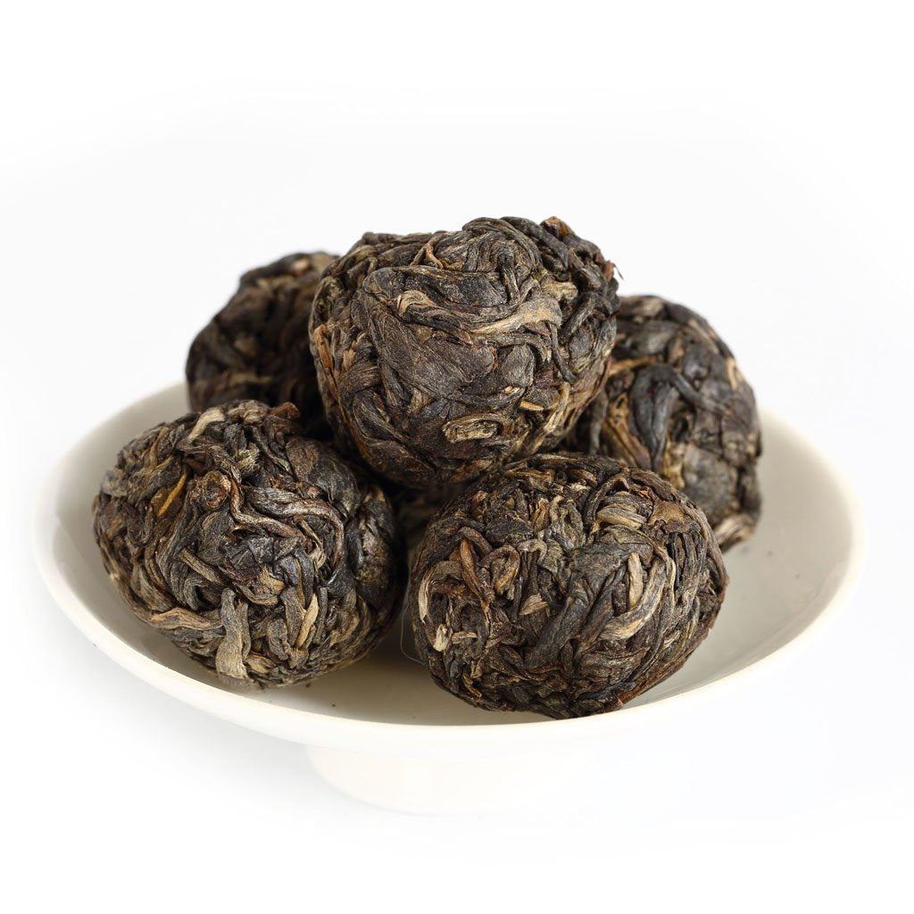 Puerh Tea Cake 100g / 3.5oz 2010 Year Raw Sheng Supreme Handmade Chinese Yunnan Puer Pu'er Pu-erh Tea - Tuocha