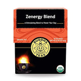Organic Zenergy Blend Tea - Kosher, Contains Caffeine, GMO-Free - 18 Bleach Free Tea Bags
