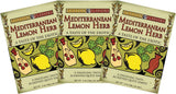 Fusion Flavors Olive Oil Dipping Spices (Mediterranean Lemon Herb 3 Pack)