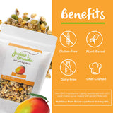 Judine's Granola Healthy Whole Grain Oats, Mango, 10 Ounces, Pack of 1
