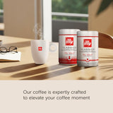 illy Extra Dark Roast Coffee, Ground Drip, 8.8-Ounce Can (Pack of 2)