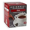 China Mist Full Tea Satchets, Chai, Organic Black Tea (1 box)