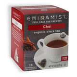 China Mist Full Tea Satchets, Chai, Organic Black Tea (1 box)