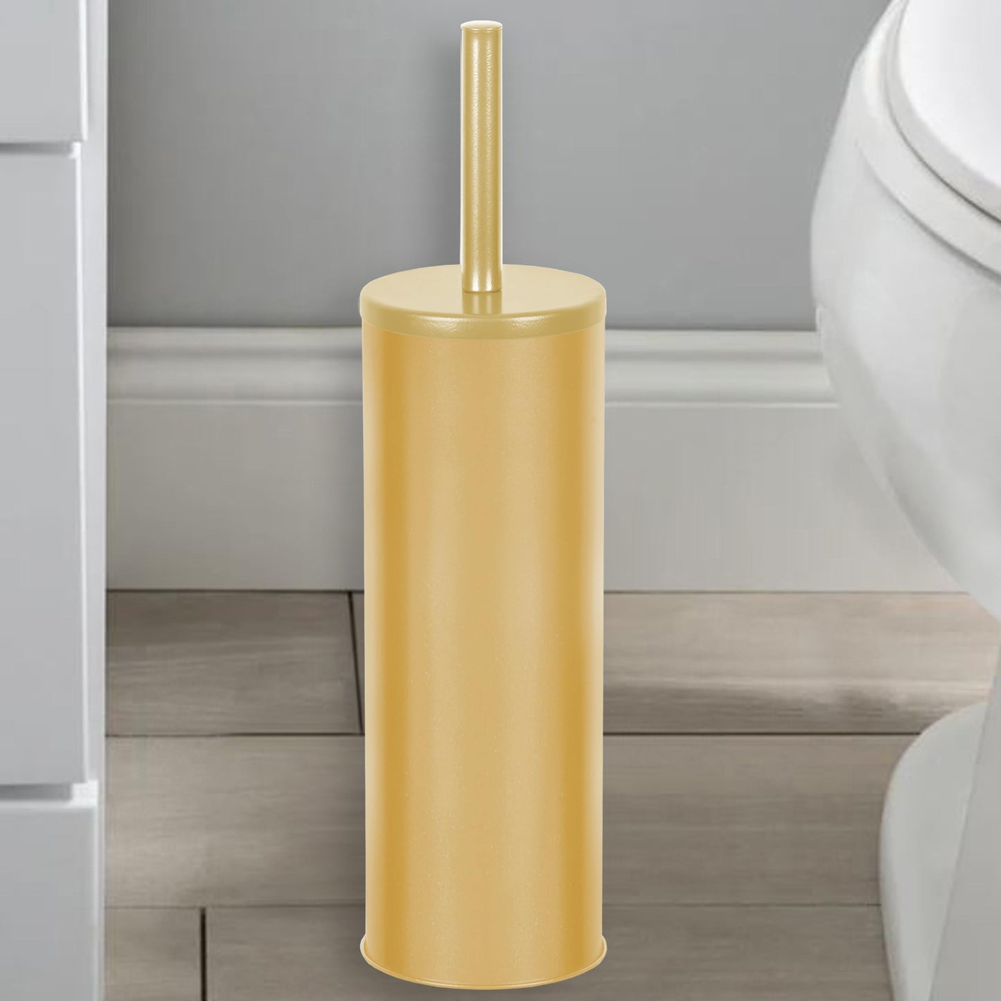 Deep & Sturdy Toilet Bowl Brush with Holder - Durable Scrubbing - Toilet Cleaners - Household Essentials - Bathroom Cleaner - Cleaning Supplies