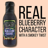 Croix Valley Blue-B-Cue™ BBQ Sauce - 3 Pack (12 oz Glass Bottles) - Real Blueberry Sweet & Smokey Flavor - Gluten-Free, No MSG, No High Fructose Corn