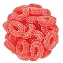 NY Spice Shop Watermelon Gummy Rings Candy - 1 Pound Chewy Assorted Fruit Flavored Gummies Bulk - Soft Sweet Flavorful Gummy Rings - Perfect for Baby