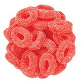 NY Spice Shop Watermelon Gummy Rings Candy - 1 Pound Chewy Assorted Fruit Flavored Gummies Bulk - Soft Sweet Flavorful Gummy Rings - Perfect for Baby