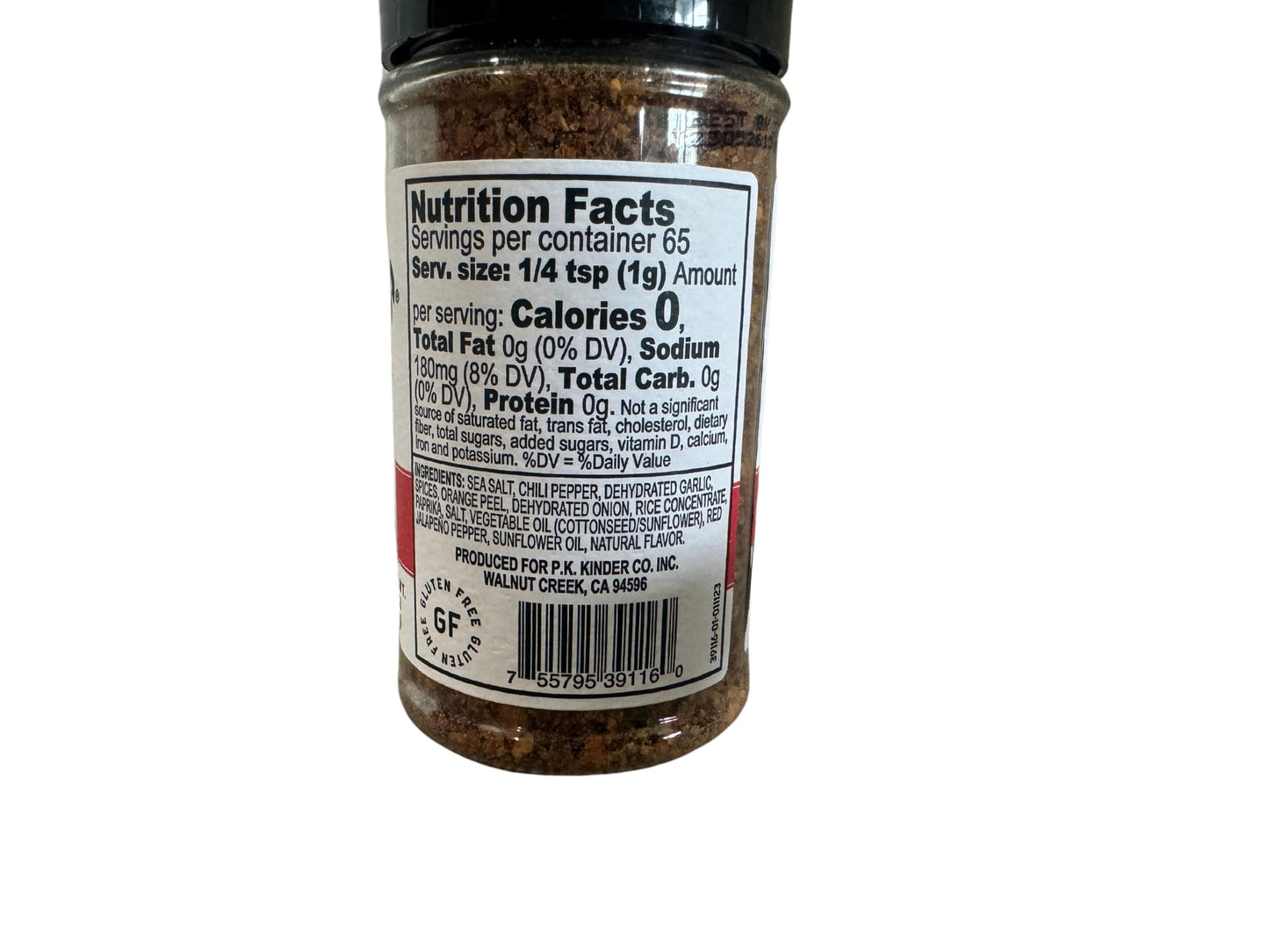 Kinder's Red Jalapeno Garlic Seasoning, 2.3 oz