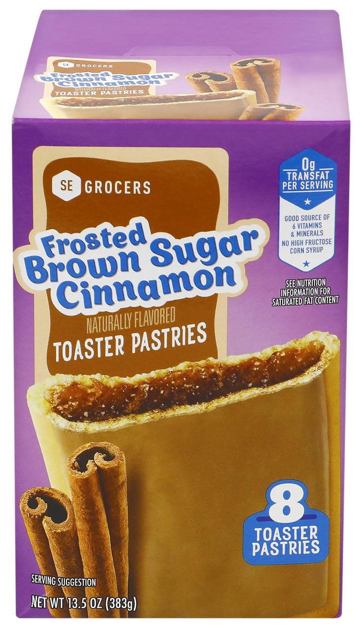 SE Grocers, Frosted Brown Sugar Cinnamon Pastries, 13.5 Ounce