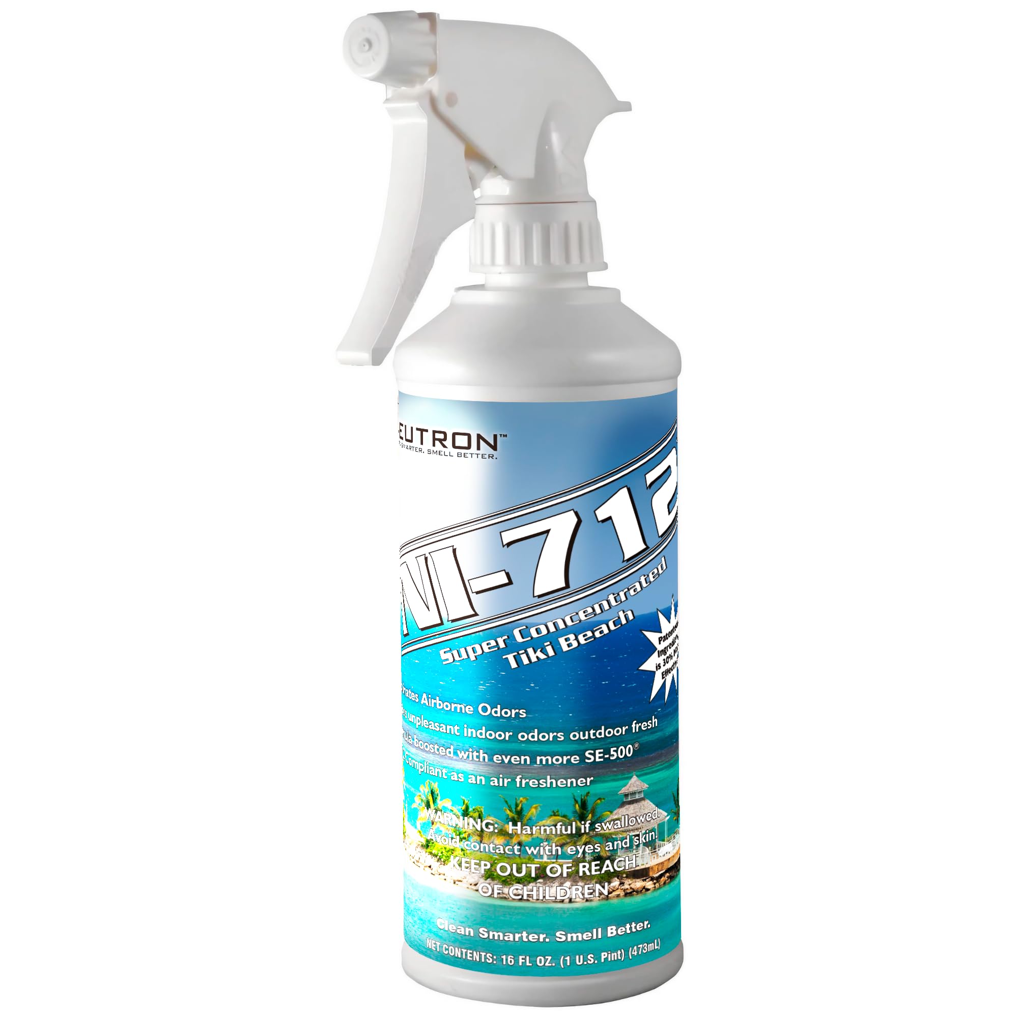 NI-712 Odor Eliminator, Tiki Beach, 1 Pint by NEUTRON