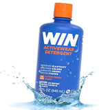 WIN Activewear Detergent - Active Fresh - 32oz Bottle - Sports Detergent for Sweaty Workout Clothes and Team Uniforms