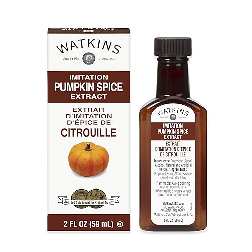 Watkins Imitation Pumpkin Spice Extract, Kosher, 2 oz. Bottle, 1-Pack