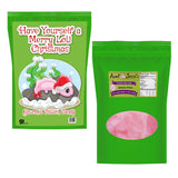Merry Lotl Christmas Cotton Candy - Holiday Candy Gifts for Kids - Axolotl Lovers Gifts - Gourmet Christmas Food Basket for Families Filler, Unique