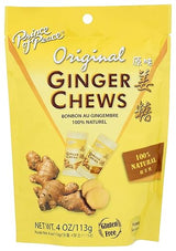 Prince of Peace Original Ginger Chews Candy, Natural, Gluten Free, 4 Ounces (Pack of 12)