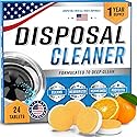 MVBOONE Garbage Disposal Cleaner and Deodorizer Tablets, 24 Pack Foaming Disposal Cleaner, Citrus Sink Disposal Odor Eliminator, Garbage Disposer
